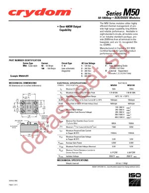 M505015F datasheet  